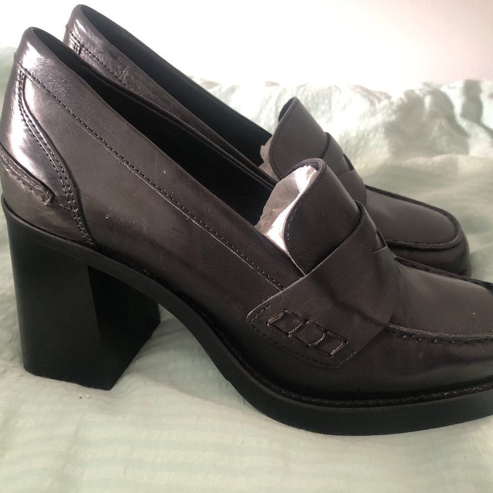 Via Vai Black Loafers - Avery Clare Style - EU Size 38 (US size 7.5)